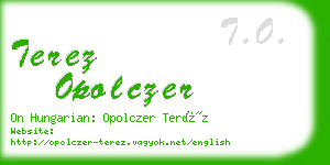 terez opolczer business card